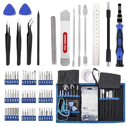 XIKKART 75 in 1 Screwdriver Set, Tool Kit for Home use Multipurpose, Screwdriver, Mobile Repairing Tool Kit, Mini Screwdriver Set Precision Repair Tools Kit for Mac/iPhone/iPad/Electronic/Tablet/PC