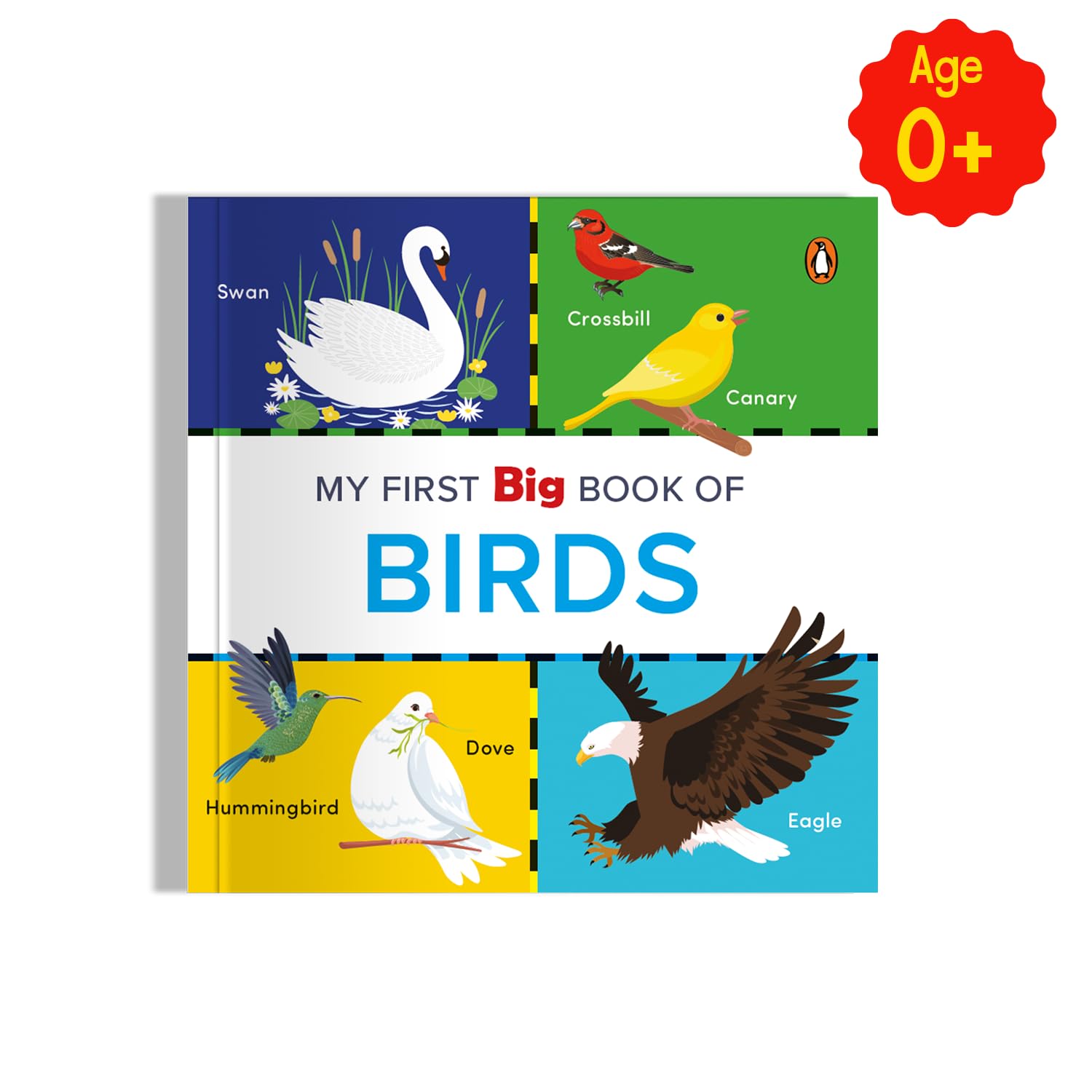My First Big Book of Birds: Colorful Illustrated Board Book to Learn Bird Names for Toddlers & Preschool Kids | Early Concepts, Vocabulary Building & Observation Skills I Ages 1+ [Penguin Early Learning Series]