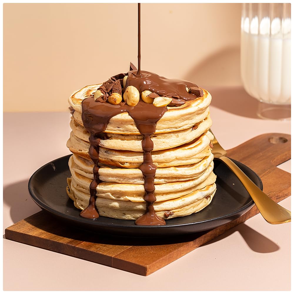 THE PROTEIN WORKS Preparato Per Pancake, Colazione Ad Alto Contenuto Proteico, Snack A Basso Contenuto Di Zucchero, Facile e Veloce da Realizzare, Naturale, 16-8 Porzioni - 1 kg