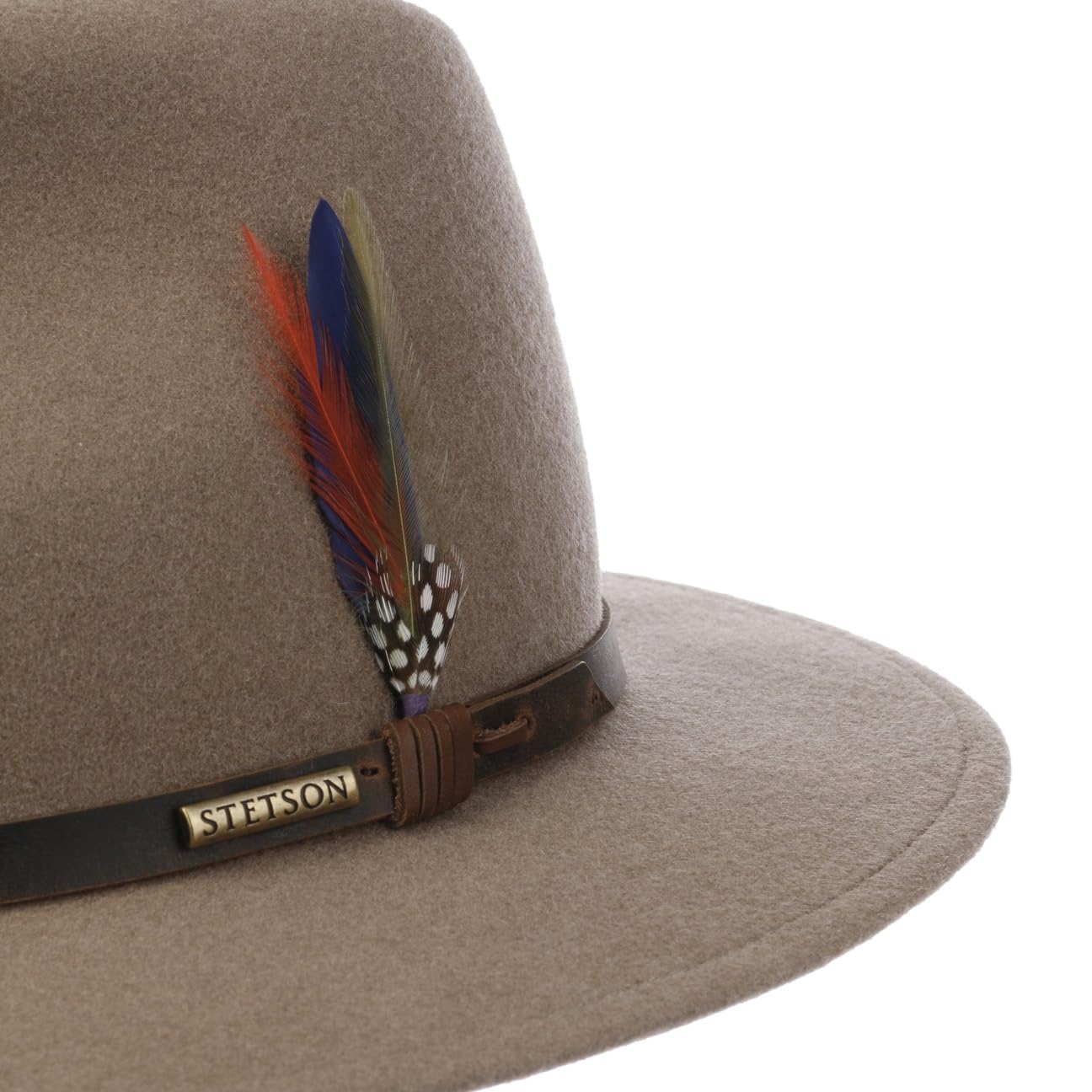 Stetson Rockbrook Traveller Wollhut Einfarbiger Outdoor- und Regenhut aus Filz Made in Poland Unisex Herbst/Winter