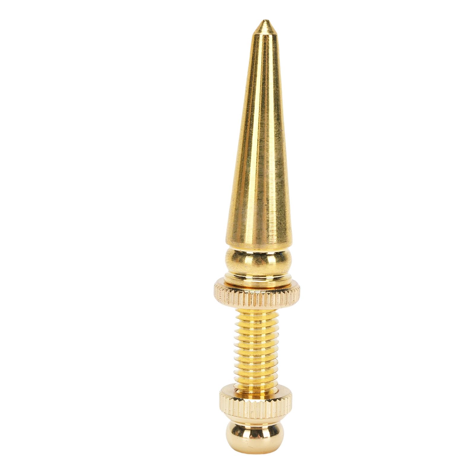 Zunate 8 Piedini Isolanti Regolabili con Punte per Altoparlanti Antiurto in Rame per Subwoofer e Giradischi con Cuscinetti di Base