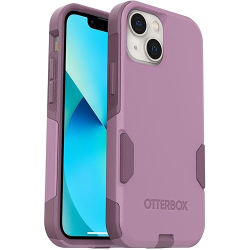 OtterBox iPhone 13 Mini & iPhone 12 Mini (Only) - Commuter Series Case - Maven Way (Pink) - Slim & Tough - Pocket-Friendly - with Port Protection - Non-Retail Packaging