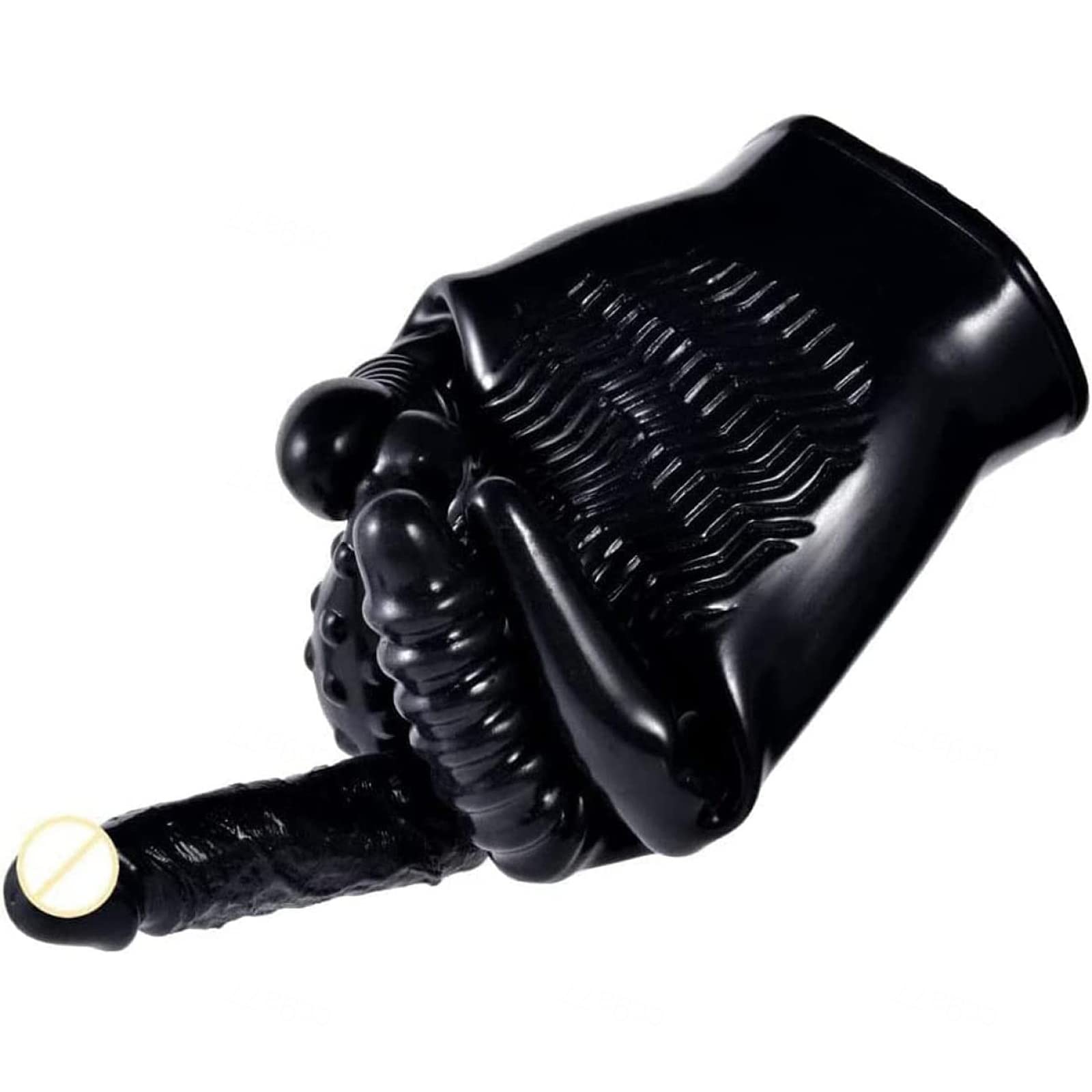 Guantes de Masaje de látex Negro