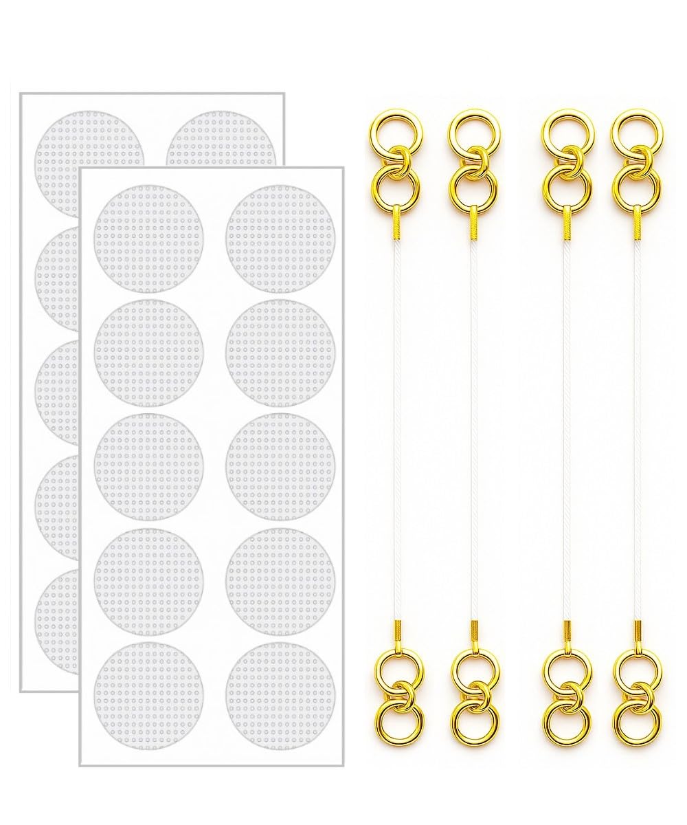 SUPER SOFTENERGold Plated Transparent, Stretchable, Adjustable, Lightweighted Ear Chain for Heavy Earrings – Comfortable Ear Support for Women & Girls (2 Pair) with Invisible Ear Lobe Support Patches for Earrings – Earlobe Tapes, Stickers, and Earring Supporter Patches for Heavy Earring (Pack Of 20 Support Patches)