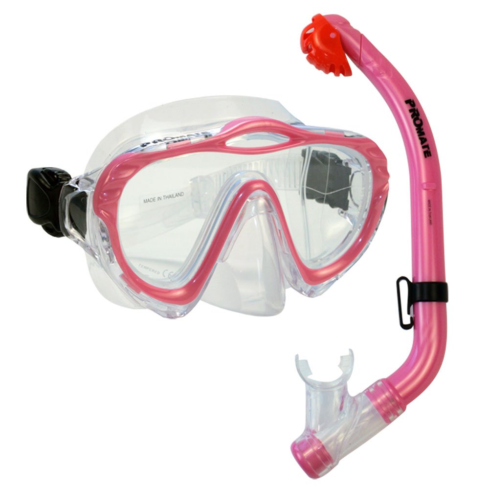 PromateJunior Snorkeling Scuba Diving Mask Dry Snorkel Set for Kids/ SCS0032