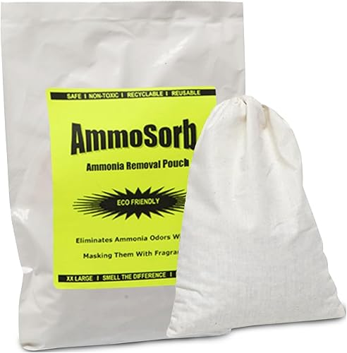 ammosorb reutilizable Amoniaco eliminación de olor desodorante bolsa dulces 300SQ. Ft.