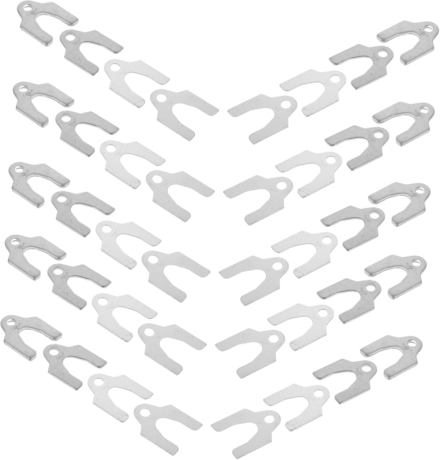 PRETYZOOM 144pcs Auto Body Shims Kit with Steel Slotted Washer Spacers for Precise Alignment and Noise Reduction, for DIY and Professional Repair Shops, Compatible with Sheet Metal Panels