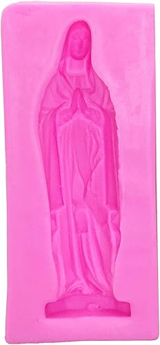Miniatura 3 de Linda Virgen María Divertida Madonna DIY Molde de Silicona 3D Fabricación de Bloques de Hielo Dulces Fondant Chocolate Jabón Pastel Mousse Jelly