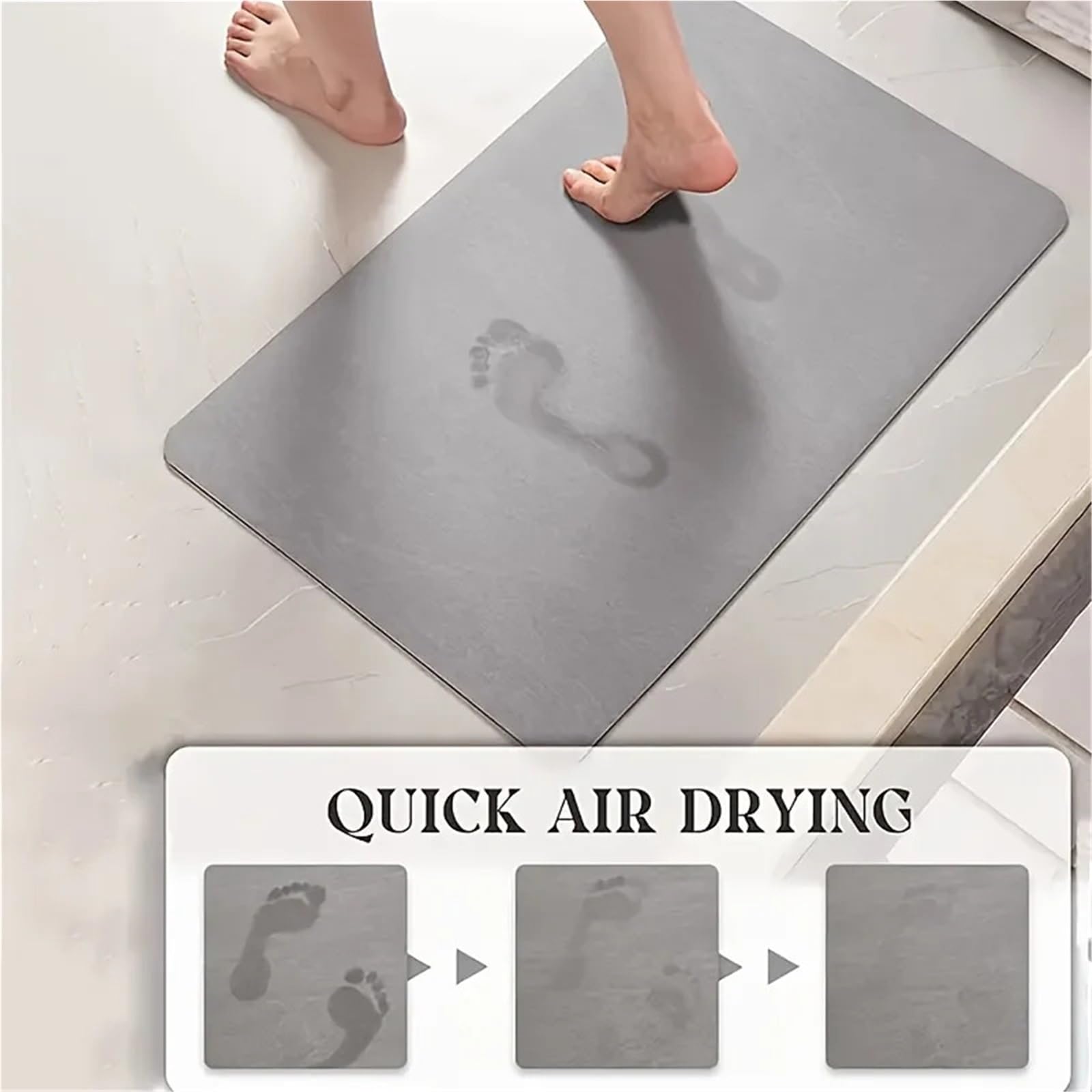 Tapis de Bain Tapis Absorbant de Salle Bain
