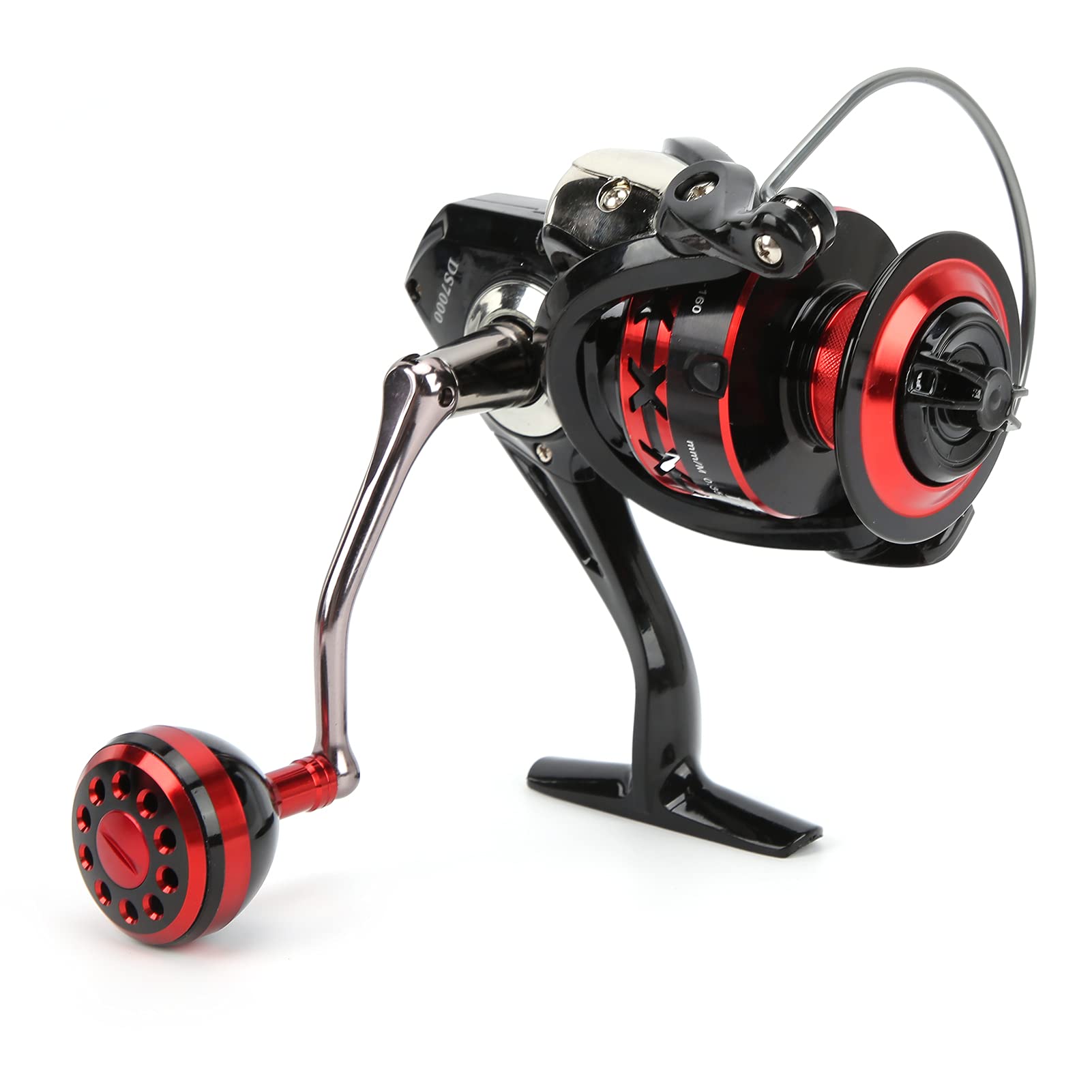 Fishing Kołowrotek Spinningowy o dużej prędkości Metalowa szpula Słonowodne Słodkowodne Bass Karp Sprzęt wędkarski z drutem o dużej pojemności Kubek do rzek Jeziora Oceany