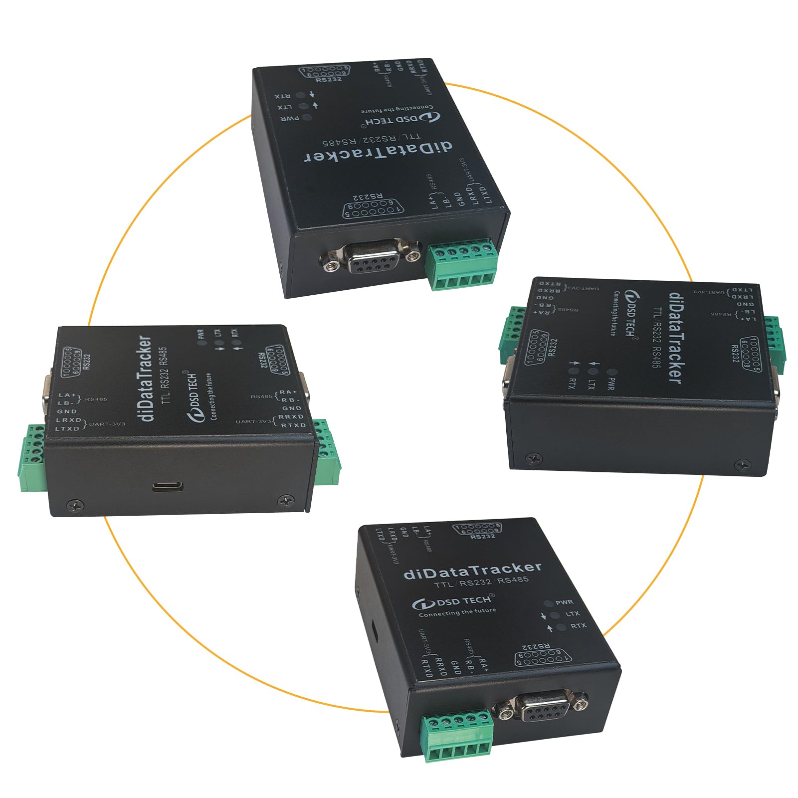 DSD TECH diDatatracker Izolowany Protokół Analizator, obsługuje RS232 RS485 TTL, Windows Mac Linux