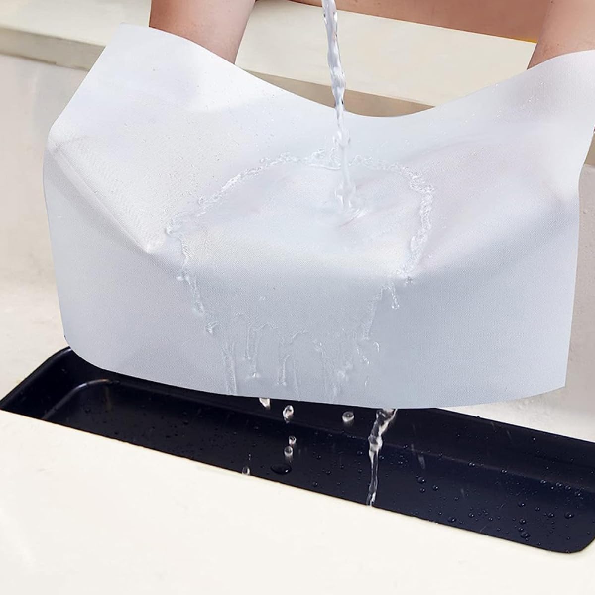 Silikon Backmattenrolle 30x244cm Rutschfeste Wiederverwendbare Backmatte für Heißluftfritteusen und Gebäck Flexible Umweltfreundliche Antihaft Unterlage fürs Backen