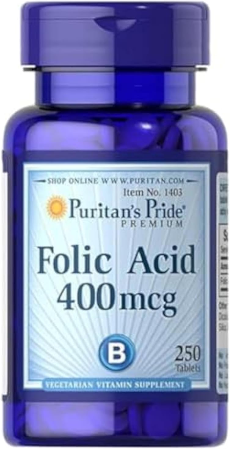 Folic Acid (400mcg, 250 Tablets)