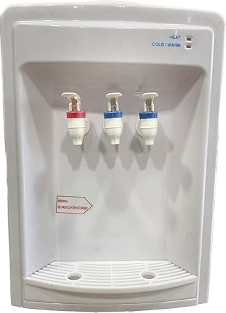 Divinext Hot Water & Normal Temperature and Cold Water Dispenser | 42 x 26 x 29.5 cm | White |Plastic
