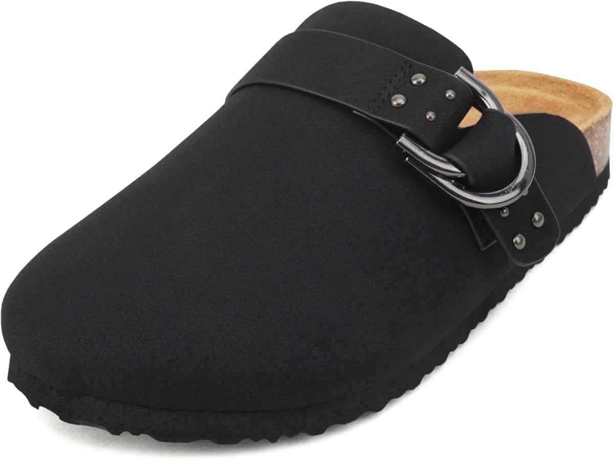 Amazon.com | Soda Trisha ~ Women Buckle Strap Slip-On Flatform