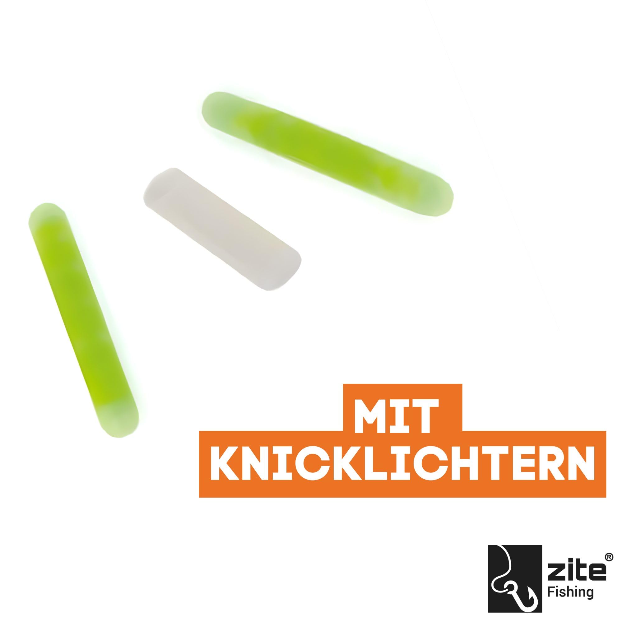 Zite Fishing Deadbait Kit de flotteurs pour brochet | Flotteurs de passage 20-30 g | Montage double triple prêt à l'emploi sur bas de ligne en acier | Bloqueur de perles lumineuses | Système complet
