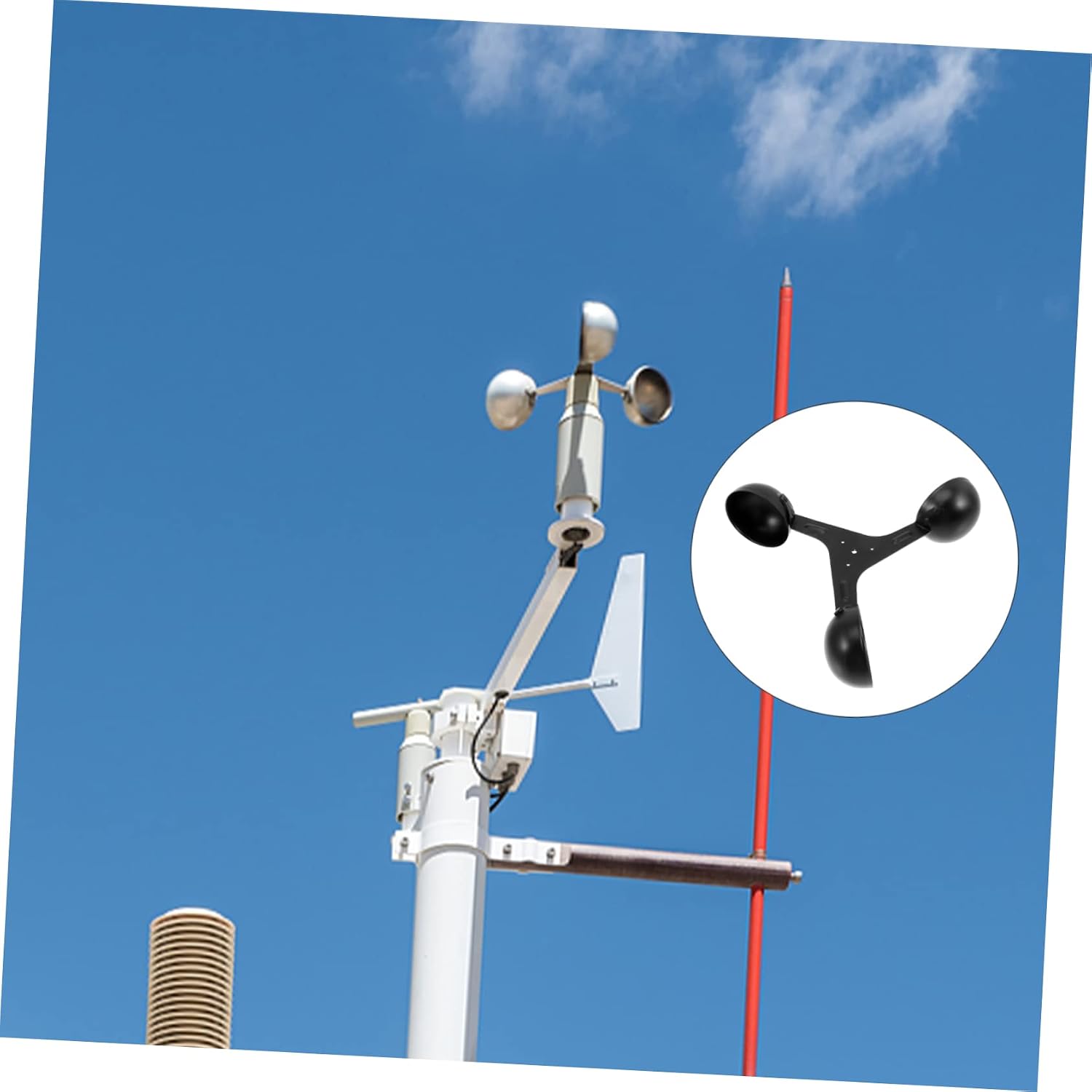 Aluminum Cup Wind Parts Replacement Anemometer Cup for Wind Measurement