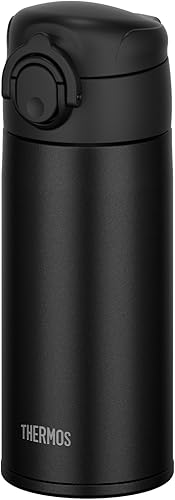 Miniatura 1 de (Dishwasher Safe Model) Thermos Water Bottle, Vacuum Insulated Mobile Mug, 11.8 fl oz (350 ml), Black, 11.8 fl oz (350 ml), Dishwasher Safe,