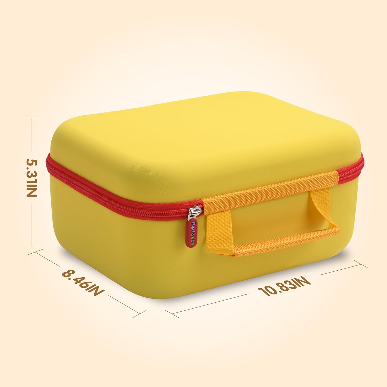 Condition photo showing New/Like New for perfcase storage case for little tikes books starter set, portable protective container case for storytime, books, audio play characters (yellow)