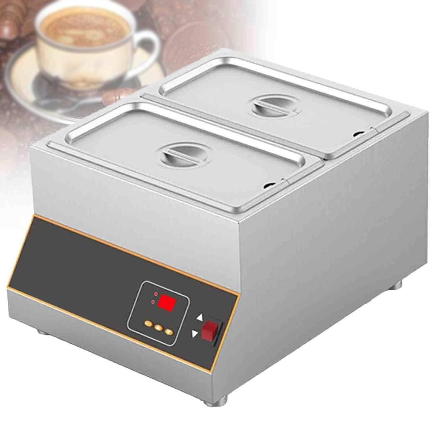 Olla eléctrica para derretir chocolate de 500W con pantalla digital para panadería