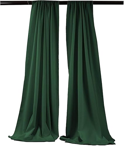 Miniatura 25 de New Creations Fabric & Foam Inc, Panel de cortina de popelina de poliéster (rubor, 1 panel sin costuras de 10 pies de ancho por 6 pies de alto)