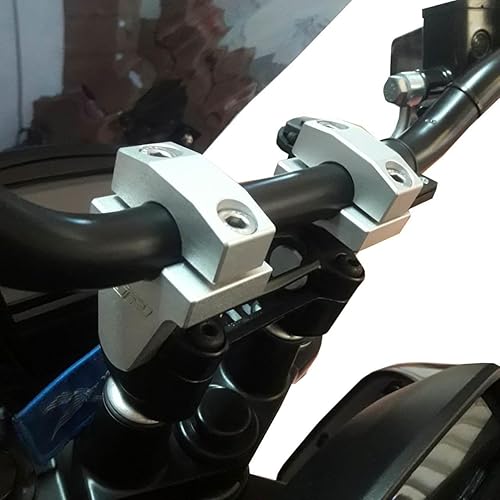 Miniatura 3 de GP Kompozit Elevador de manillar 0.866 in negro compatible para Bajaj Dominar 250 / Dominar 400 2017-2024 1.4 in