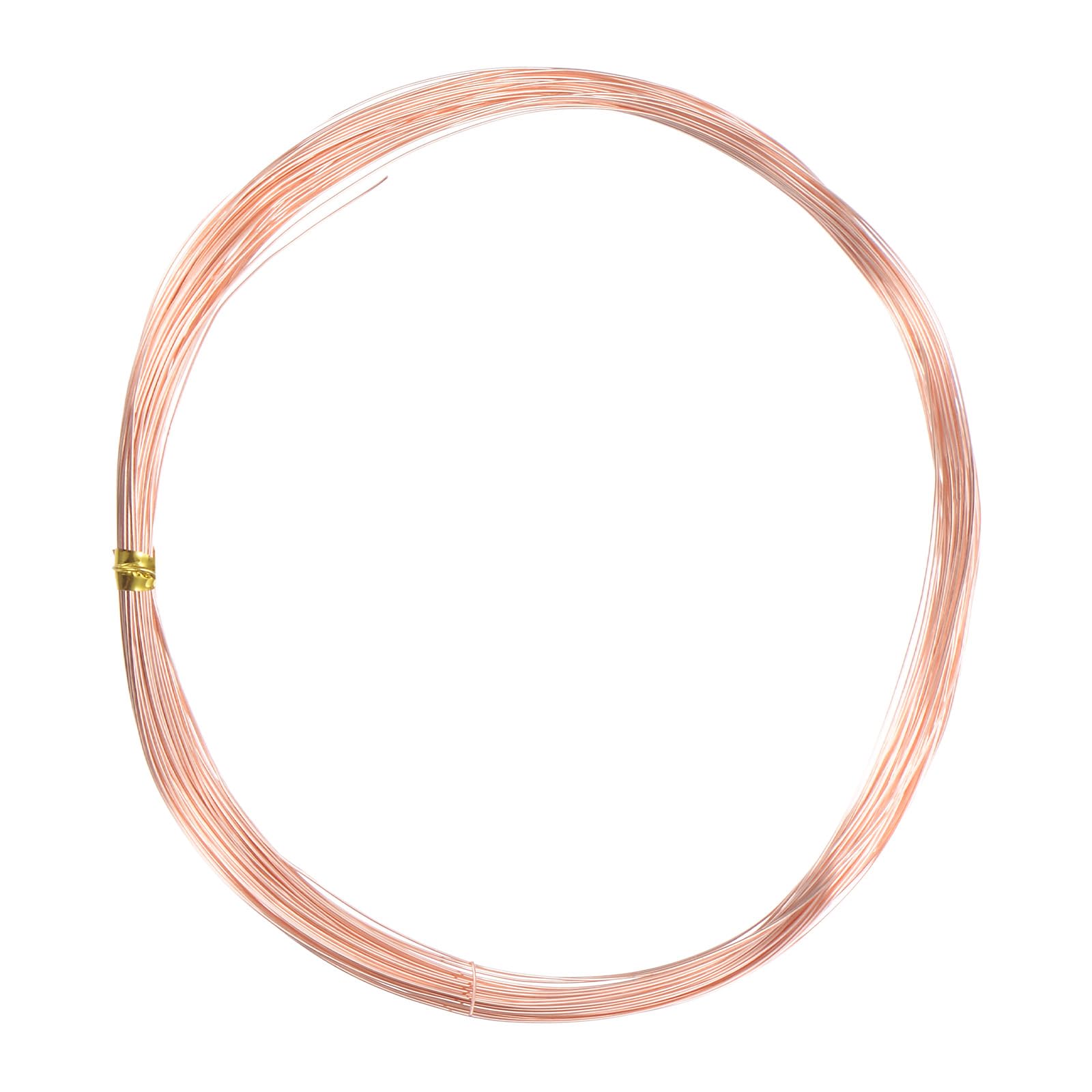 M METERXITY 99.9% Soft Copper Wire, 28 Gauge 49FT Pure Copper Wire for DIY Crafting/Jewelry Making/Gardening Plant/Beading