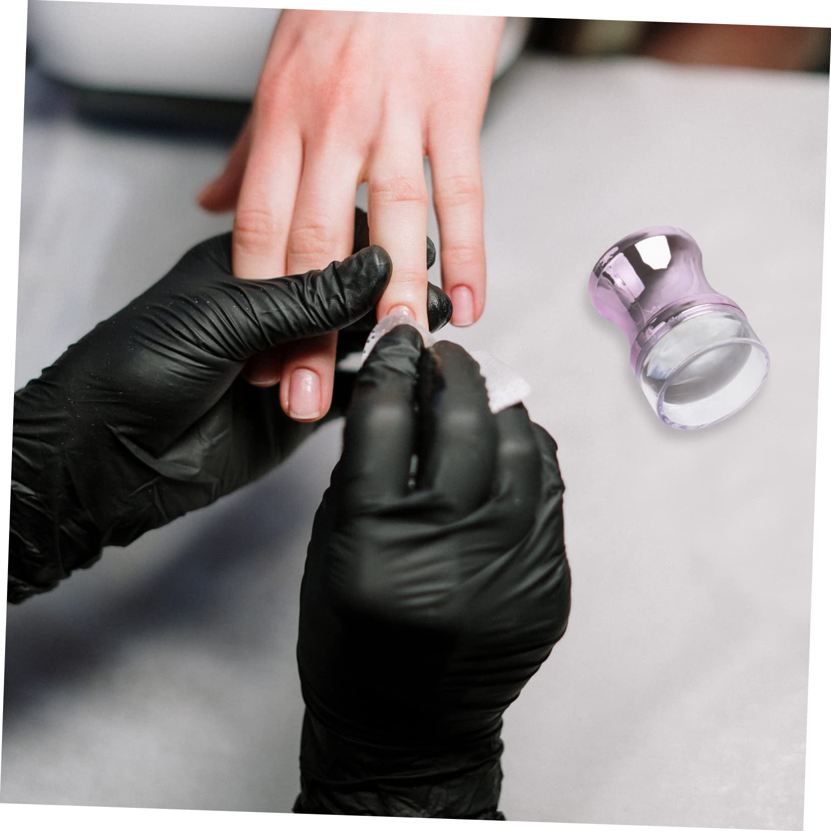 Housoutil 4sets Strumenti Per Nail Art Con Timbri Per Unghie e Raschietti Include Timbri e Raschietti Facile Da Usare Per Manicure Casa e Salone Colori Casual