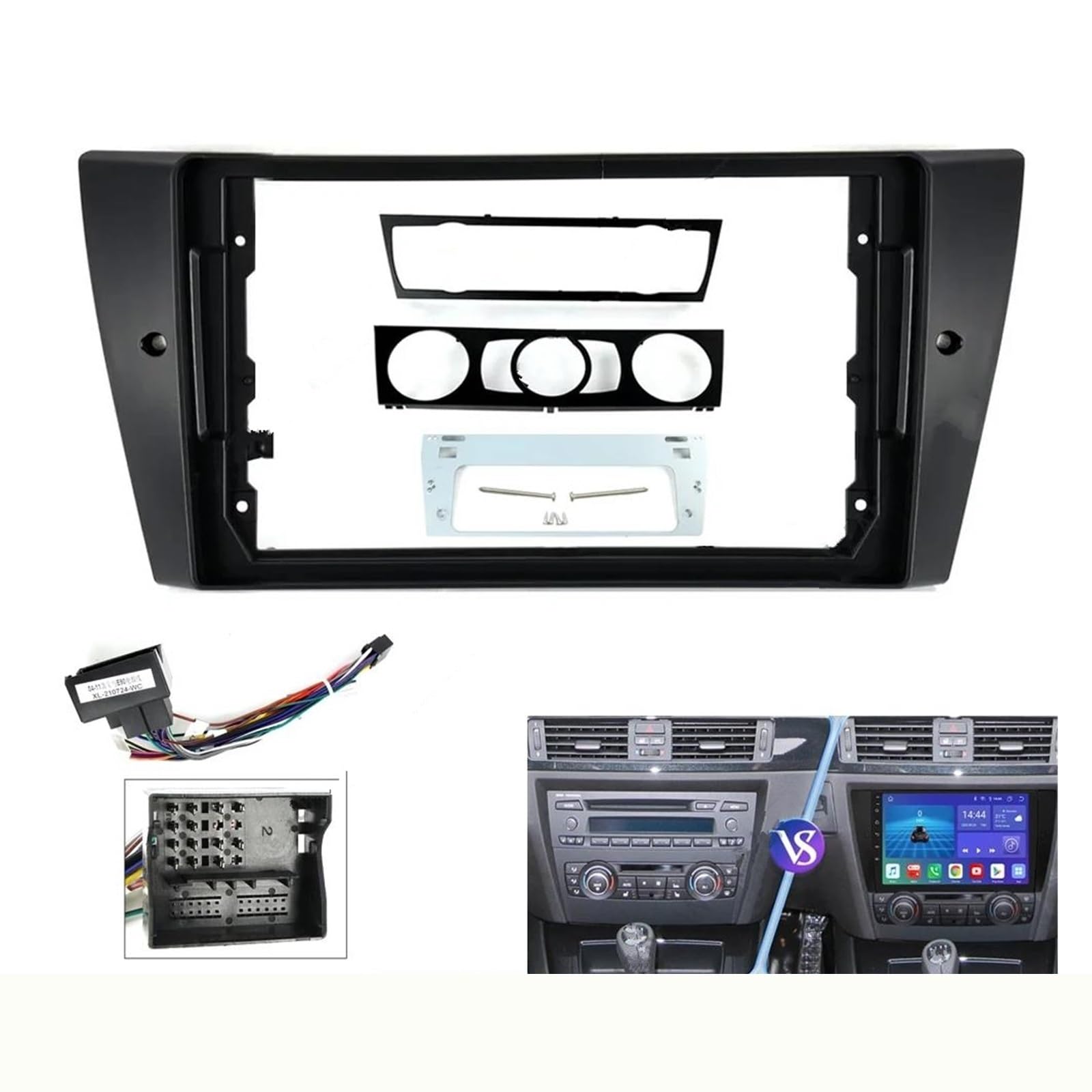 Genérico Juego De Panel Radio para 3 E90-E93 2004-2012