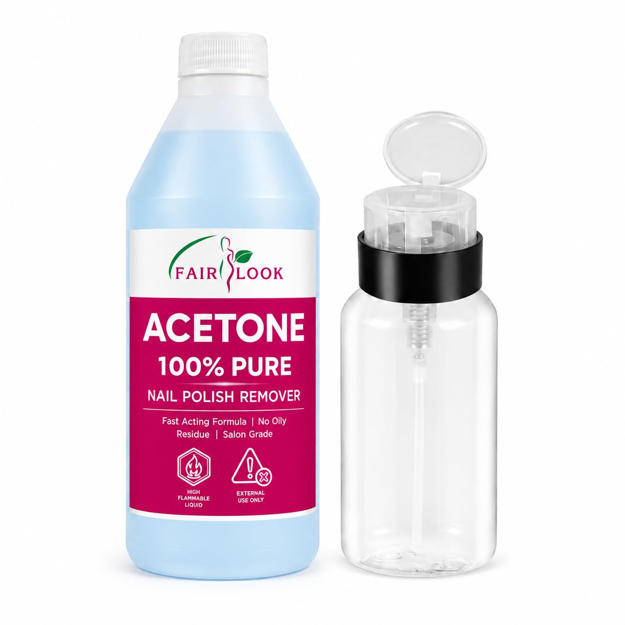 Premium 100% Pure Acetone Nail Polish Remover 400 ml | Salon Professional | Fast Acting Nail Colour Remover | Removes Nail Glue Residue | Home & Beauty Salon Use-image-25