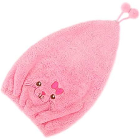 Amazon プール タオルキャップ キッズ 子供 キャップ タオル ヘアターバン 吸水 きゃっぷ 女の子 バスキャップ ピンク ヘアドライタオル ホーム キッチン オンライン通販