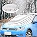 Produktbild Migimi Frontscheibenabdeckung, Windschutzscheibe Abdeckung Winterabdeckung Eisschutz Faltbare Auto Frostabdeckung Magnet Schneeschutz, Abnehmbare Eisschutzfolie für Winter UV-Schutz, 183 * 116cm