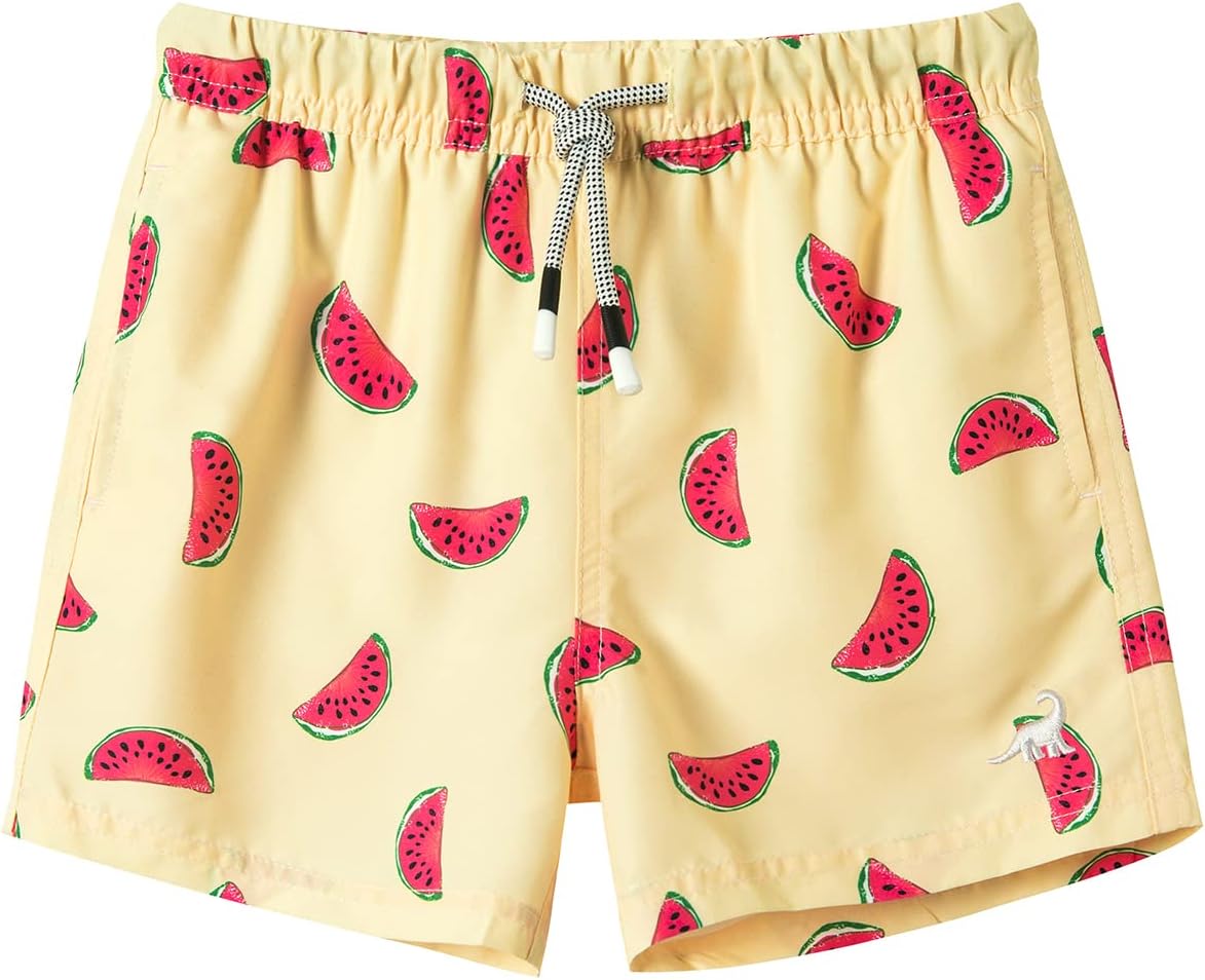SURF CUZ Surfcuz Little Boys Swim Trunks UPF 50+ Toddler Beach Shorts Swimsuit Kids Quick Dry Swimwear