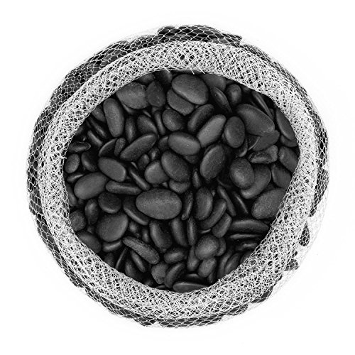 Royal Imports 5LBS River Rocks Decorative Ornamental Pebbles, Garden Landscaping Stones, Natural Gravel Filler for Plants, Vases, Succulents, Home Decor, Arts, Crafting, Animal Habitat - Medium Black - Image 4