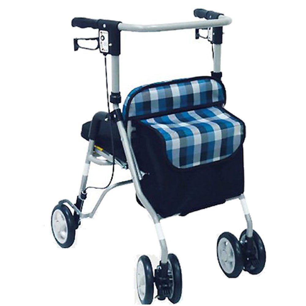 Amazon | シンフォニー SP Bチェックブルー | 島製作所 | 歩行器