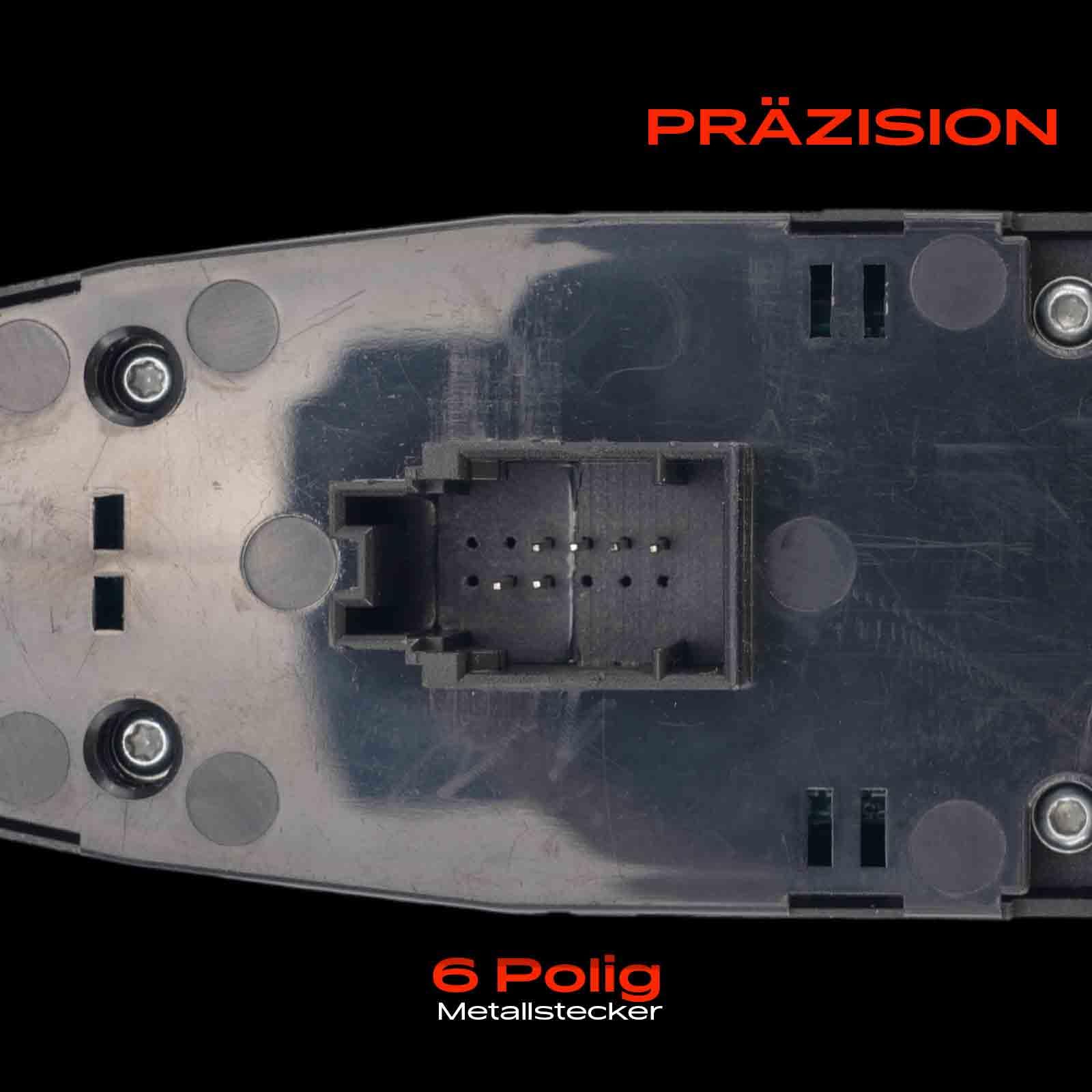 Fensterheber Schalter 3-Polig Vorne Links Kompatibel für 5er F10 F11 6er F06 X3 F25 2009-2018 61319238239