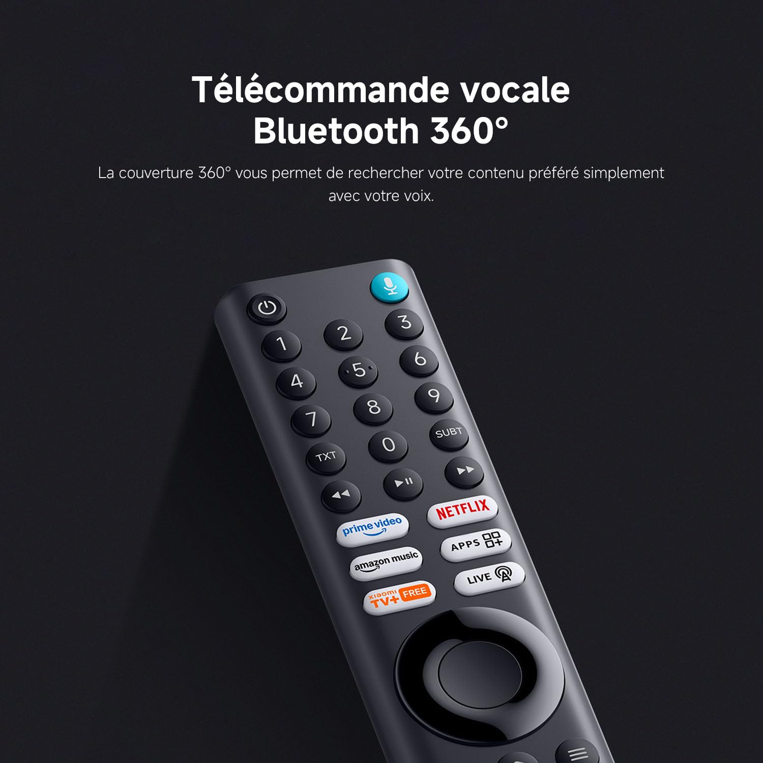 XIAOMI TV F 43, 109 cm (43 Pouces), 4K UHD, Smart TV, Fire OS8, Contrôle Vocal Alexa, HDR10, MEMC, 2Go+32Go, Compatible avec Apple AirPlay