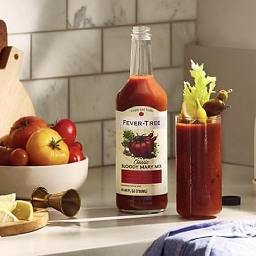 Miniatura 5 de Fever Tree Classic Bloody Mary Mix - Mezclador de calidad prémium - Bebida refrescante para cócteles y cócteles sin alcohol botella de 25.4 fl oz