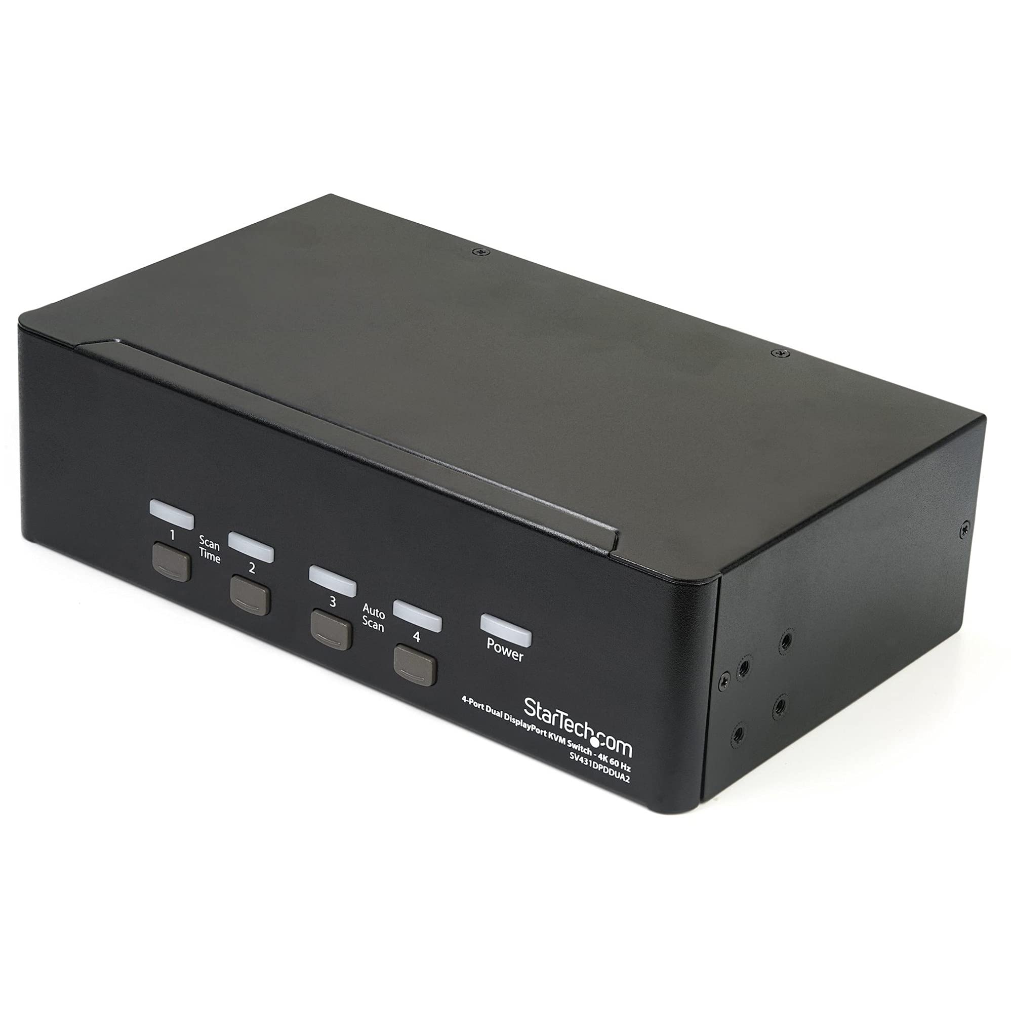 Commutateur KVM Double écran DisplayPort - 2 Entrées 2 Sorties, 4K@60Hz, Partage Clavier/souris Entre 2 PC