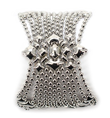 B77-N Chrome Finish Bracelet - Liquid Metal by Sergio Gutierrez (7.0) - Image 3