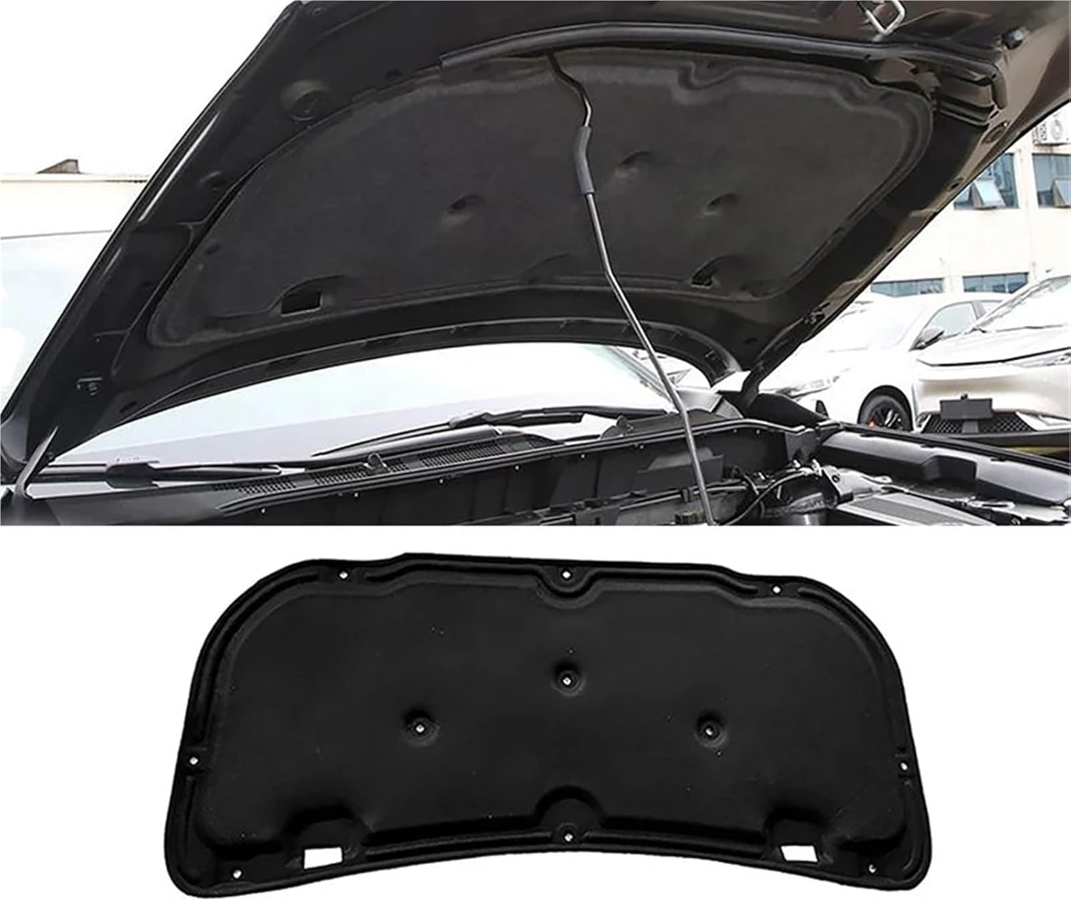 Automobile Engine Soundproof Cotton Insulating Pad Compatible with Mazda CX-5 CX5 KE 2018- 2024 Car Interior Accessories