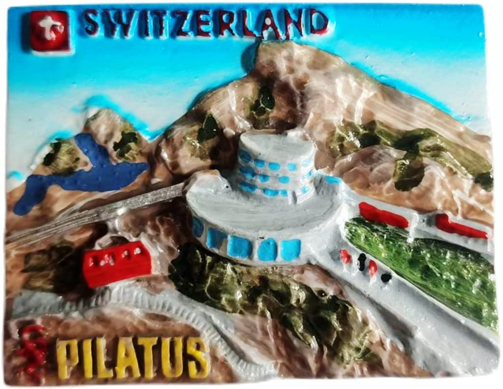 Pilatus Switzerland Pilatus Fridge Magnet Refrigerator Magnet Decoration Magnet Sticker Souvenir Resin Crafts