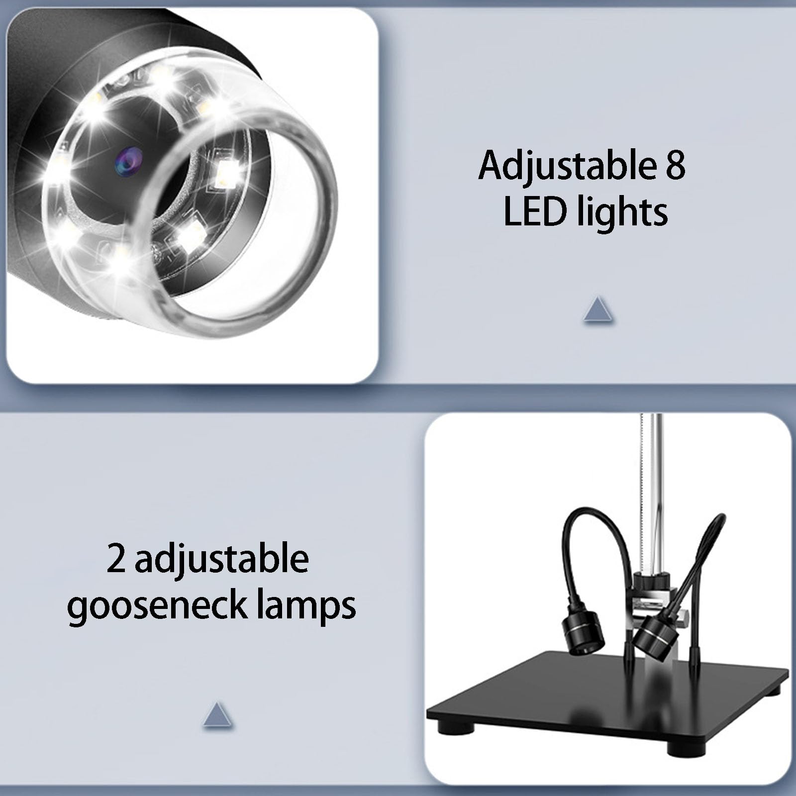 Professionelles 10, 1-Zoll Bildschirm Digitalmikroskop mit 1500-facher Vergrößerung für die Leiterplatten und Antiquitätenanalyse, Löten von Schmuck, Digitalmikroskop