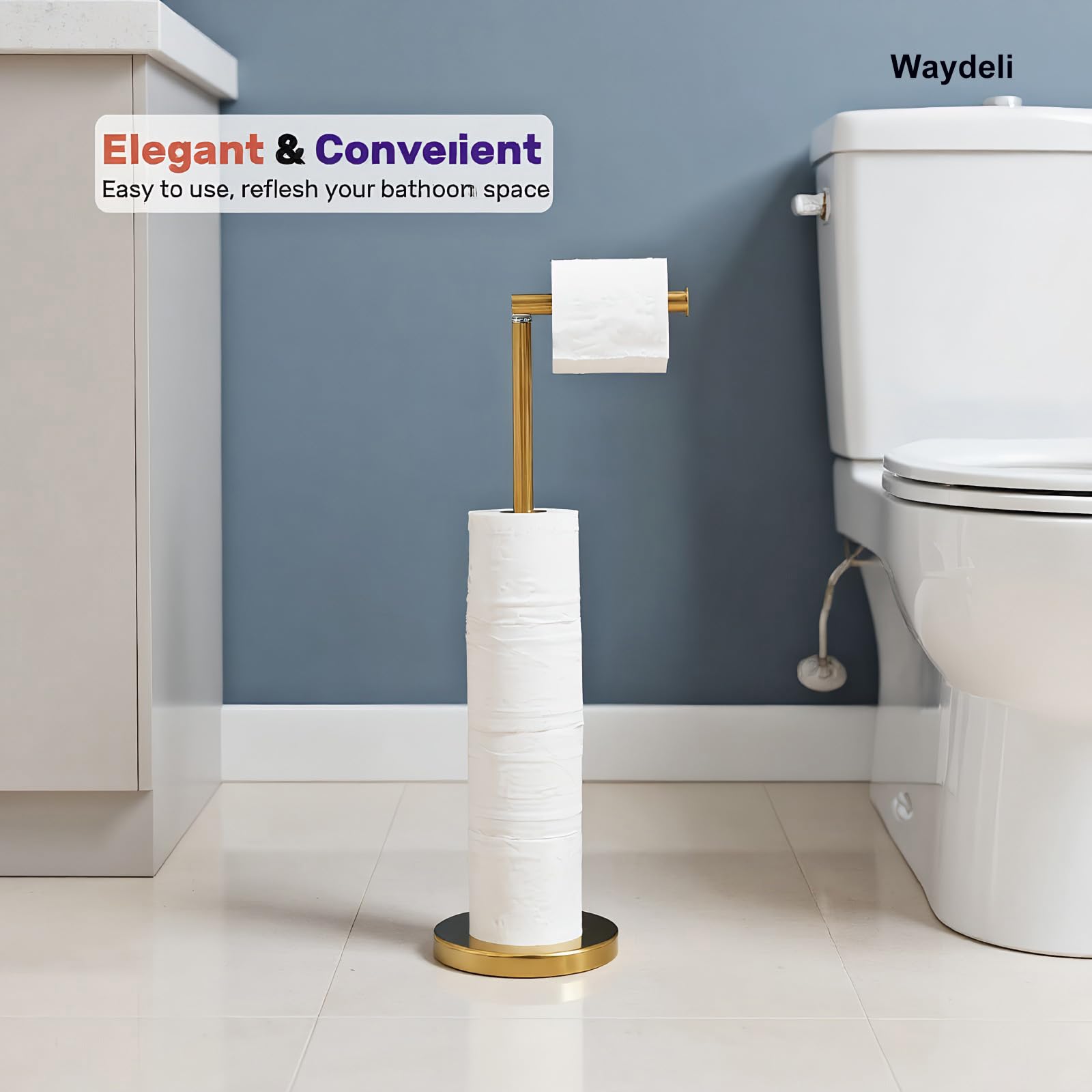 トイレットペーパーホルダー 収納 棚 トイレ Toilet/Rose Gold トイレットペーパーホルダー 収納 棚 トイレ Toilet/Rose Gold