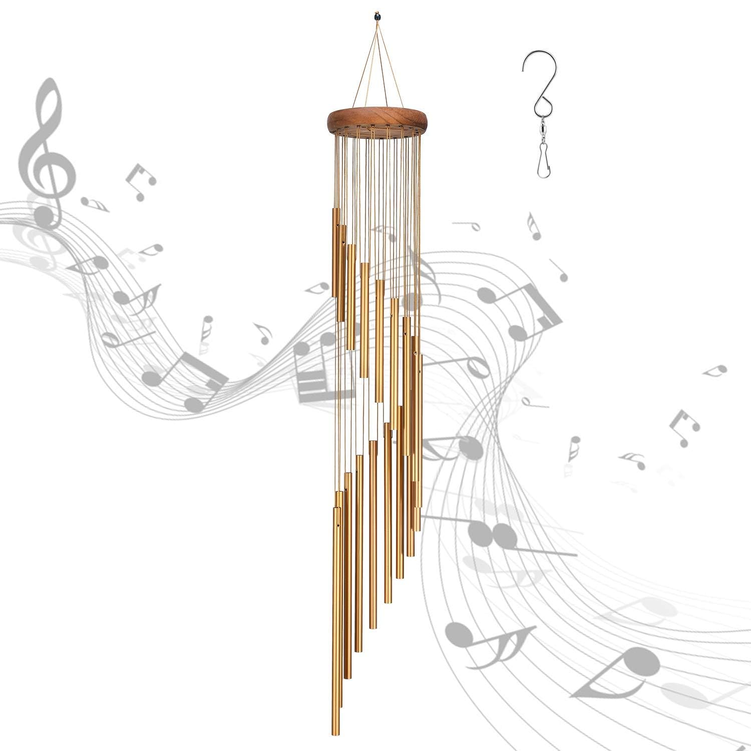 Wind Chimes for Balcony & Living Room | Windchimes for Home Decor Positive Energy | Hanging Wind Chime Wall Decoration Scenery | Ceiling Hanging Decorative Items | House Warming Gift-image-38