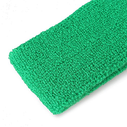 Mallofusa Athletic Headbands, Soft Cotton Sports Head Sweatbands for Basketball, Tennis, Running, Yoga, Working Out, 12 Pcs3