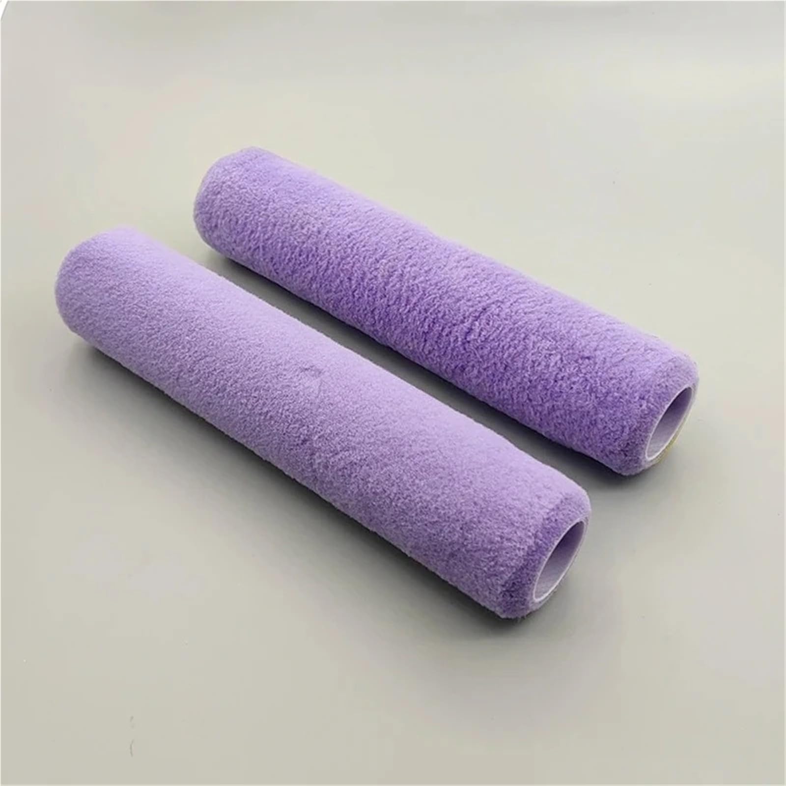 Farbroller 12-Zoll-Werkzeug for Streichen von Hausrenovierungen, violette Walzenbürste, resistent gegen Haarausfall mit feiner Textur(Set A)