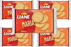 Biscoito Maria Sem Lactose 330g Liane - 5 unidades