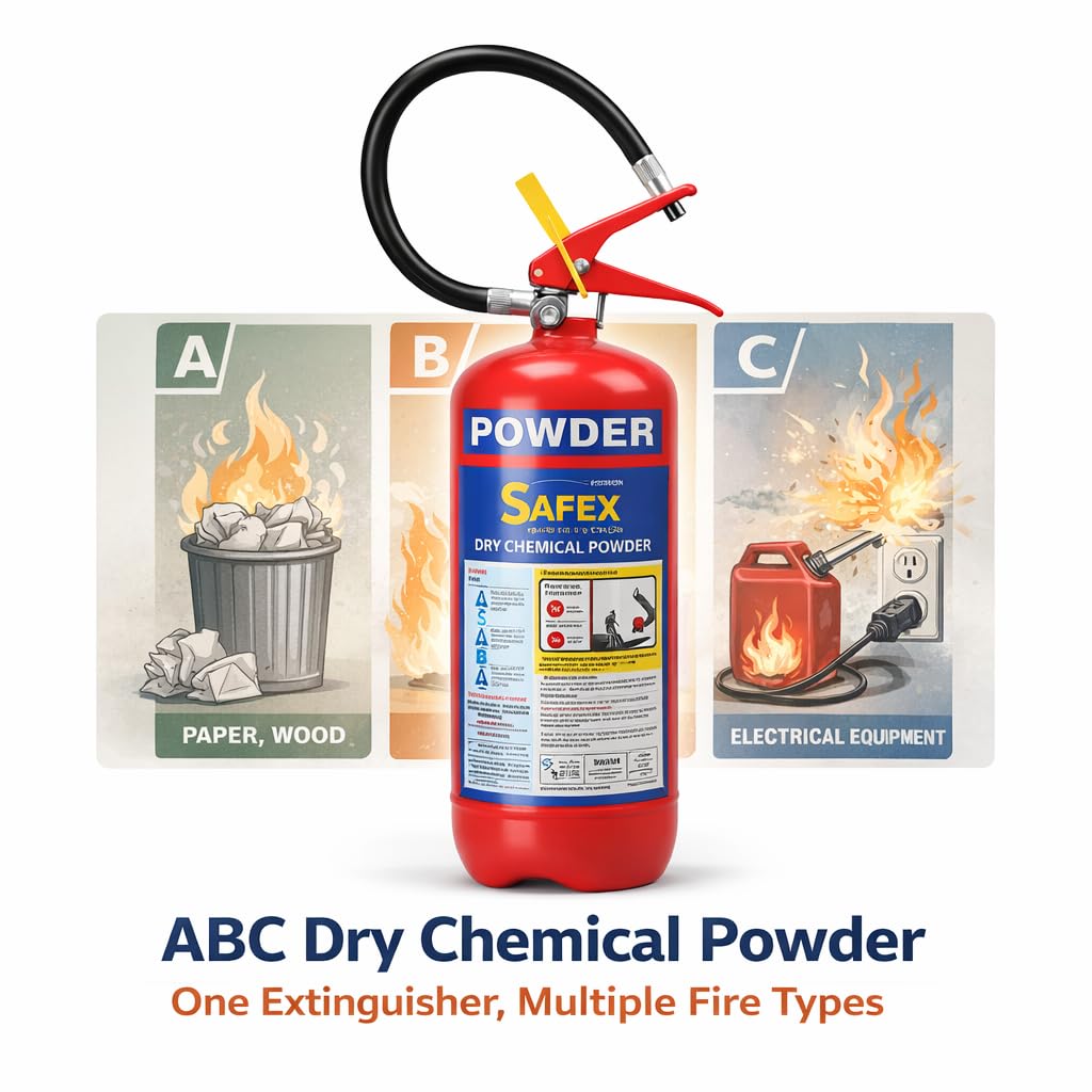 Safex ABC Fire Extinguisher - BIS Certified -5 Safex ABC Fire Extinguisher - BIS Certified -5