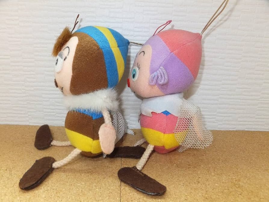 みなしごハッチ　ぬいぐるみ　ミツバチぬいぐるみ　タツノコプロ　レア みなしごハッチぬいぐるみ（ヒモ付き）激レア - メルカリ